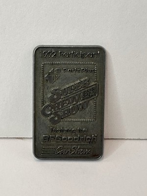 Super Chevy Show Magazine 1992 Participant Metal BF Goodrich Car Show Award