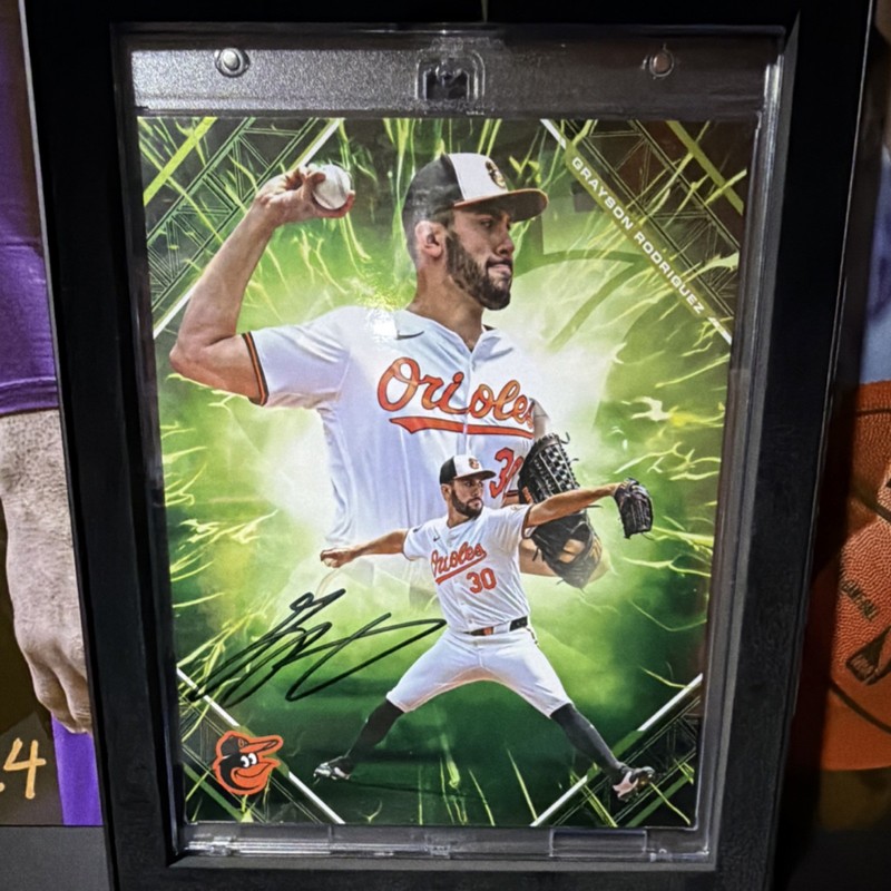 Fanatics Emanate Grayson Rodriguez Autographed #83/99 Orioles (No Box)