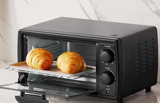 COMFEE' Toaster Oven Countertop, Small Toaster Ovens Combo 4 slice, Mini Oven...