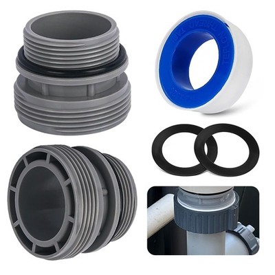 2 Stück Poolschlauch Adapter Schlauchadapter für 40mm auf 1 1/2 Zoll Schlauch