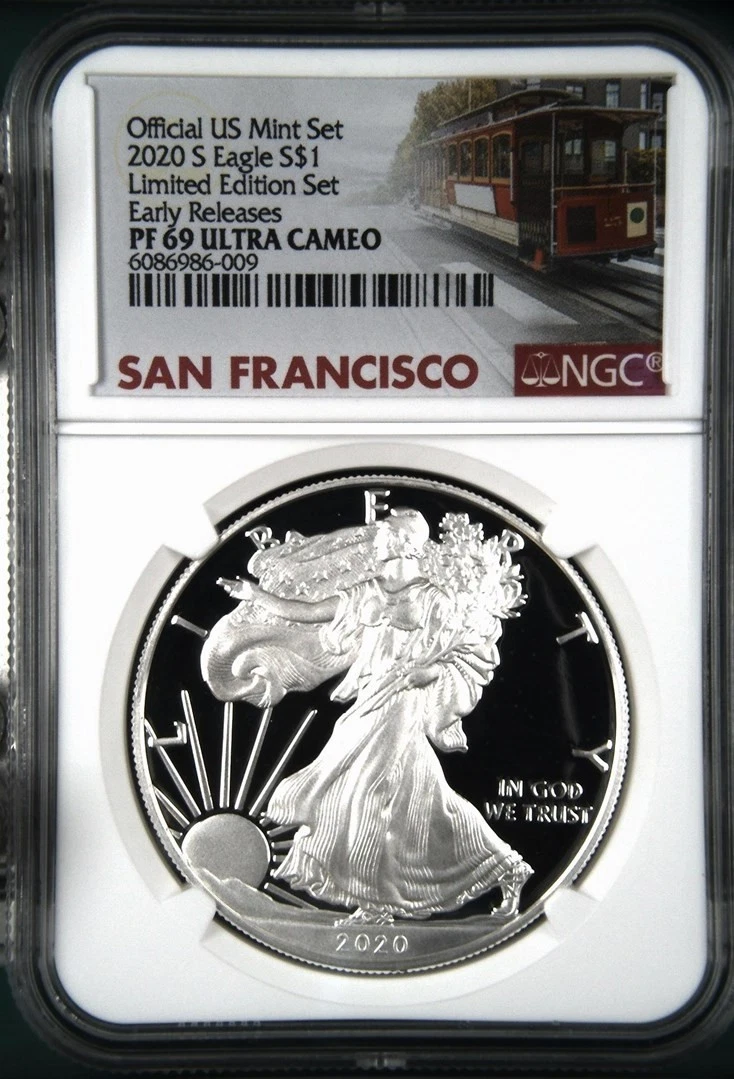 American Eagle PR 69 Graded 2020 Silver Bullion Coins for sale | eBay