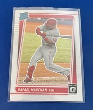 2021 Panini Donruss Optic #82 Rafael Marchan RC Philadelphia Phillies