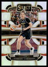 2024-25 Panini Select WNBA Silver Prizms Katie Lou Samuelson Indiana Fever #81