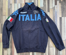 Giacca uomo Kappa Italia Audi F.I.S.I sci full zip vintage loghi bandiera 2XL/XL