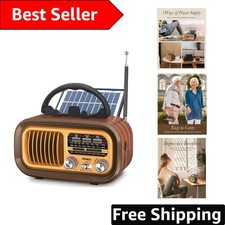 Retro J-150 Radio Bluetooth Speaker with TWS - Perfect for Outdoor Enjoyment