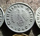 OLD COINS OF THIRD REICH NAZI GERMANY (1939-1944) WORLD WAR II ~ MIX 179 — photo 4