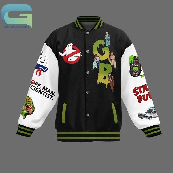 Ghostbusters Who Ya Gonna Call Fan Baseball Jacket