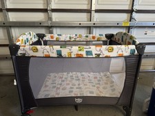 Baby Joy BB5625NY 16-Panel Play Yard with Lock Door