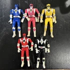 Lot Of 5 Vintage 1993 Bandai Flip Head 5.5” Power Rangers