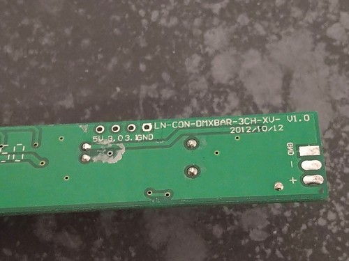 DMX Module Platine 3-Kanal RGB Decoder DMXBAR LED Dimmer 12-24V max 4A pro Kanal - Bild 8 von 8