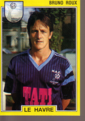 Bruno ROUX *** PANINI - FOOTBALL 1992 * Le Havre - No. 60