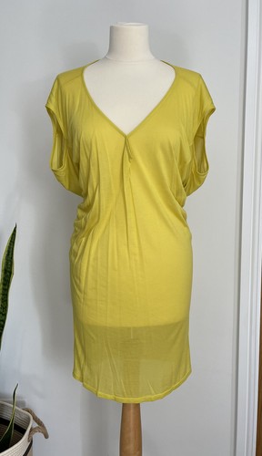 Alexander McQueen, Abito donna estivo giallo Alexander McQueen vintage anni 2000 taglia 40