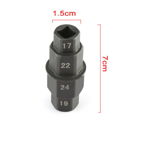 Herramienta de extracción del conductor del eje hexagonal de la rueda delantera trasera para motocicleta 17 19 22 24 mm - Imagen 3 de 9