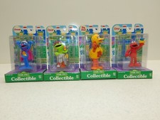Vintage Tyco Sesame Street Collectible Lot NEW Oscar Elmo Big Bird Grover MINT 