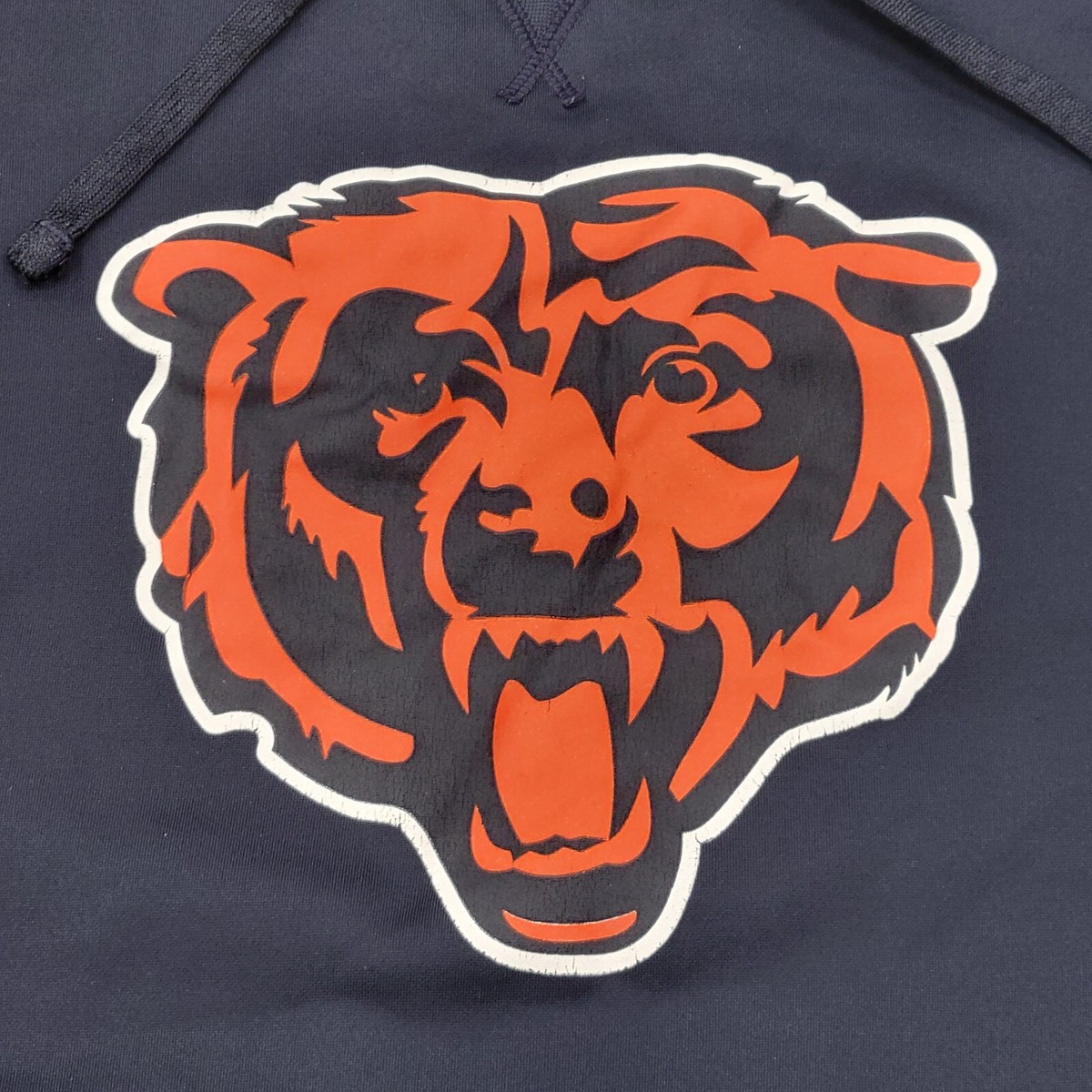 Nike 829436-459 Therma Fit NFL Chicago Bears Blue Hoodie Sz