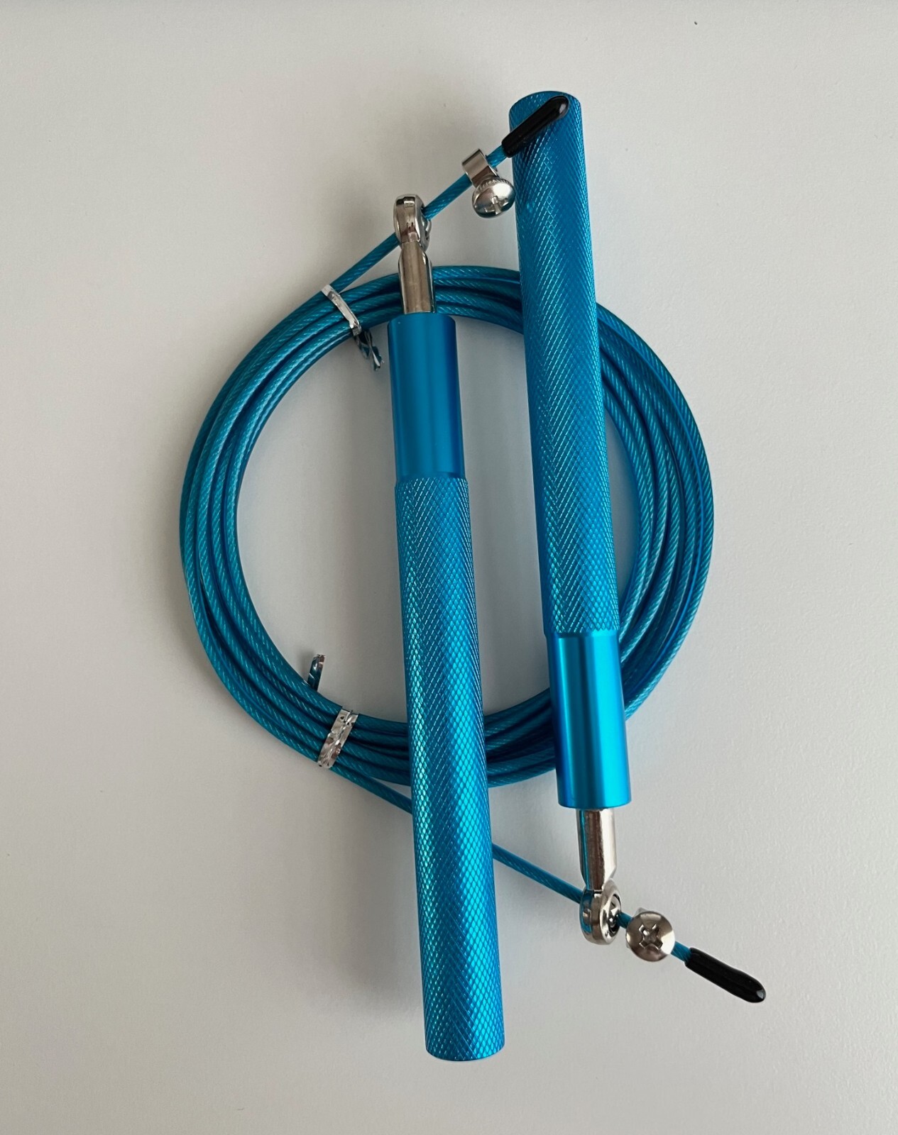 Profi-Springseil, Speed Rope, aus Aluminium, rutschfest , Länge Einstellbar,
