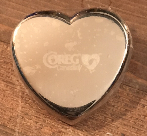 COREG CARVEDILOL PHARMACEUTICAL DRUG REP SILVER HEART PAPERWEIGHT HEAVY