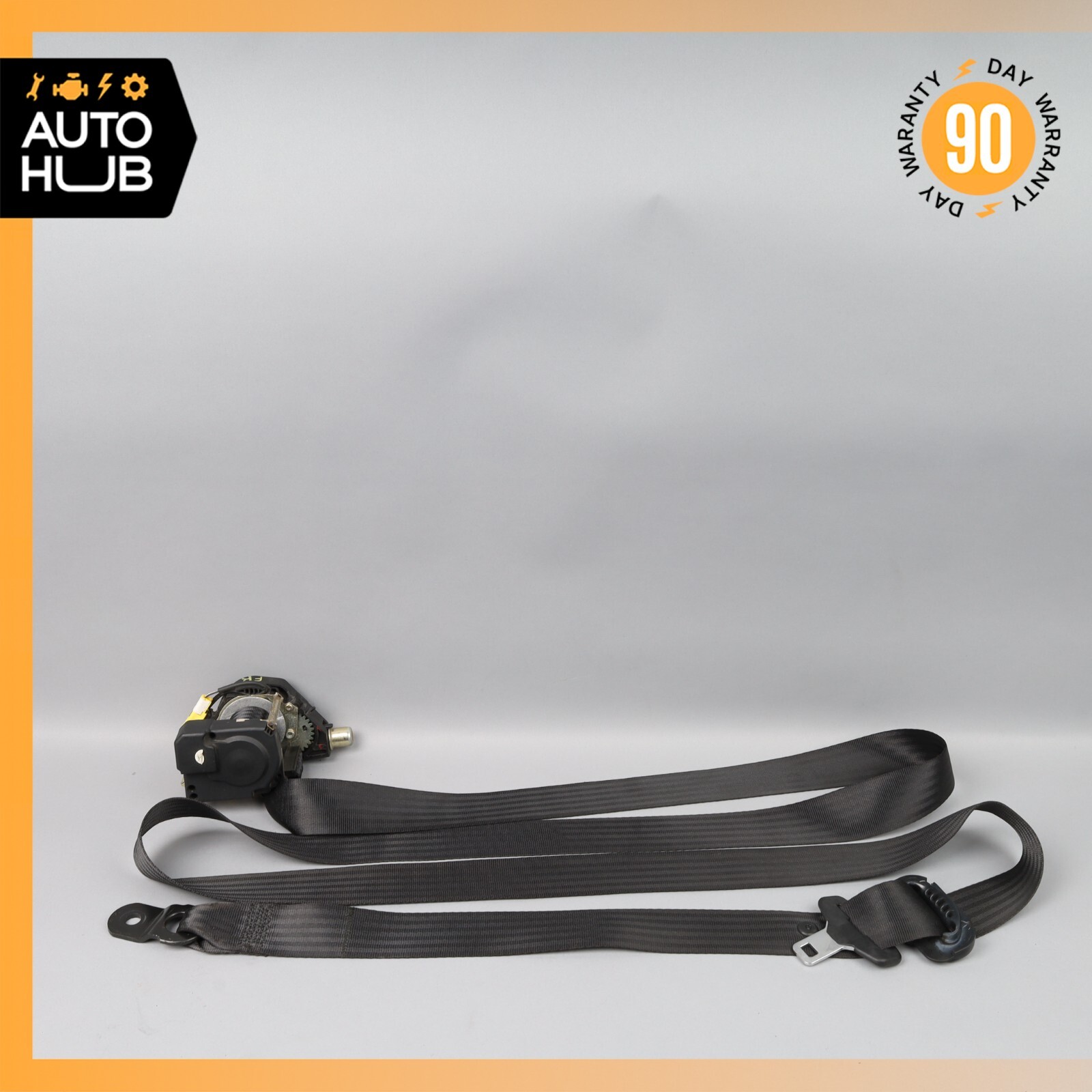 03-08 Maserati Quattroporte M139 Front Right Side Seat Belt Black OEM