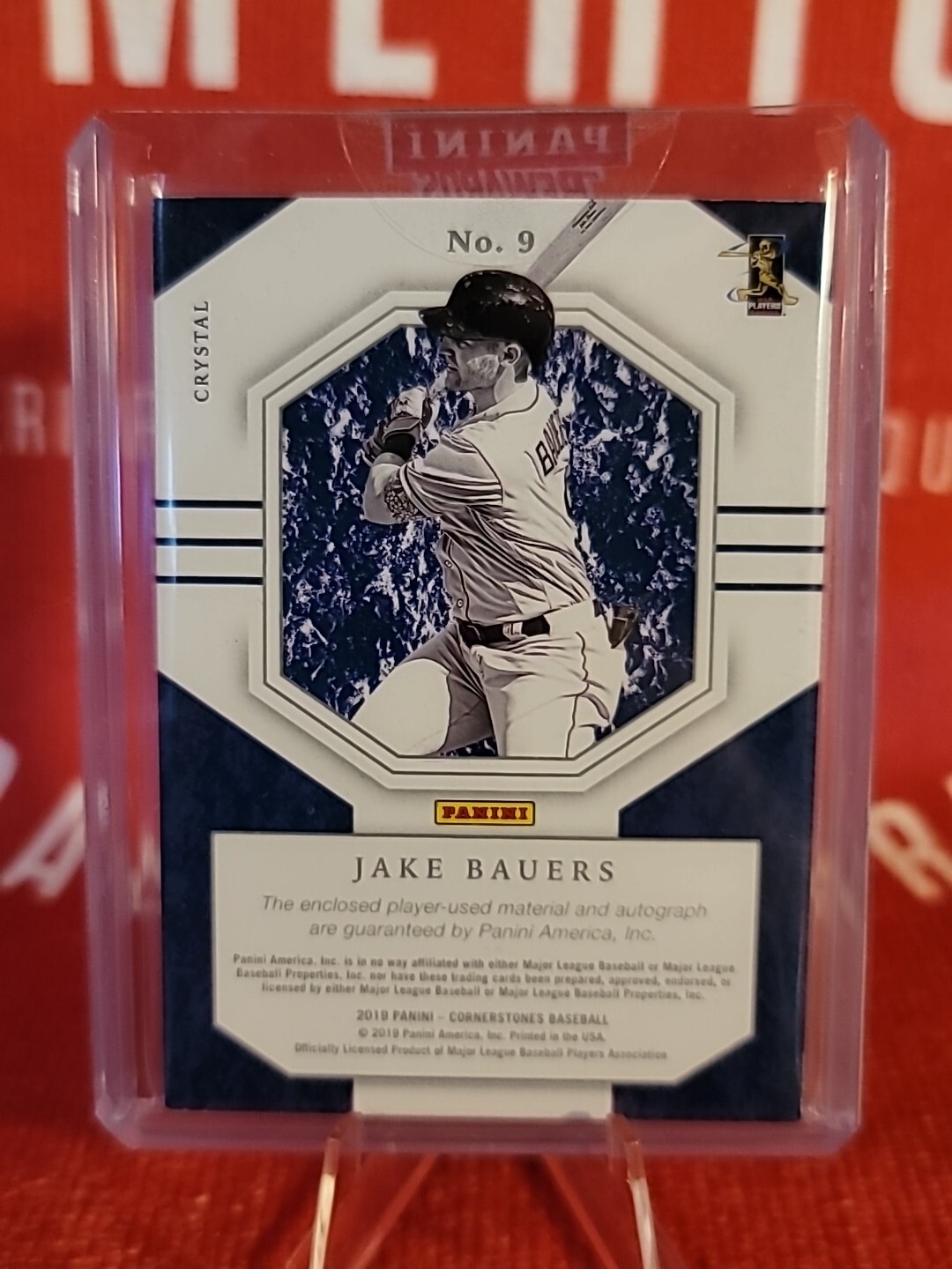 2019 Cornerstones Auto Game Used Jake Bauers 36/49 view 2