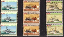 1993 Naval Maritime Military War Ships Hospital Cruiser Corvette Australia x 12