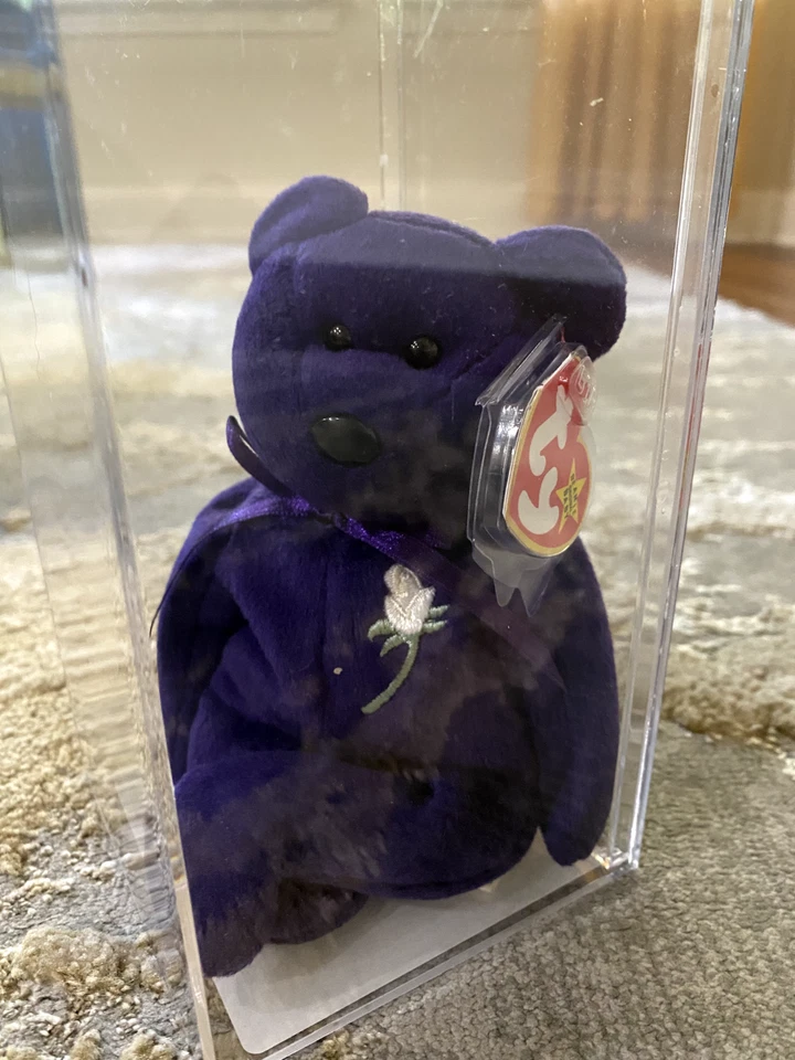 罕见第 1 版 - 戴安娜王妃豆豆娃带真品证书! — 第 2/4 张图片