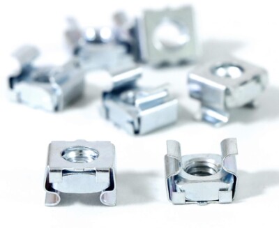 50 Pieces 1/4-20 Cage Nuts / Steel / Zinc / C7998-1420-3B