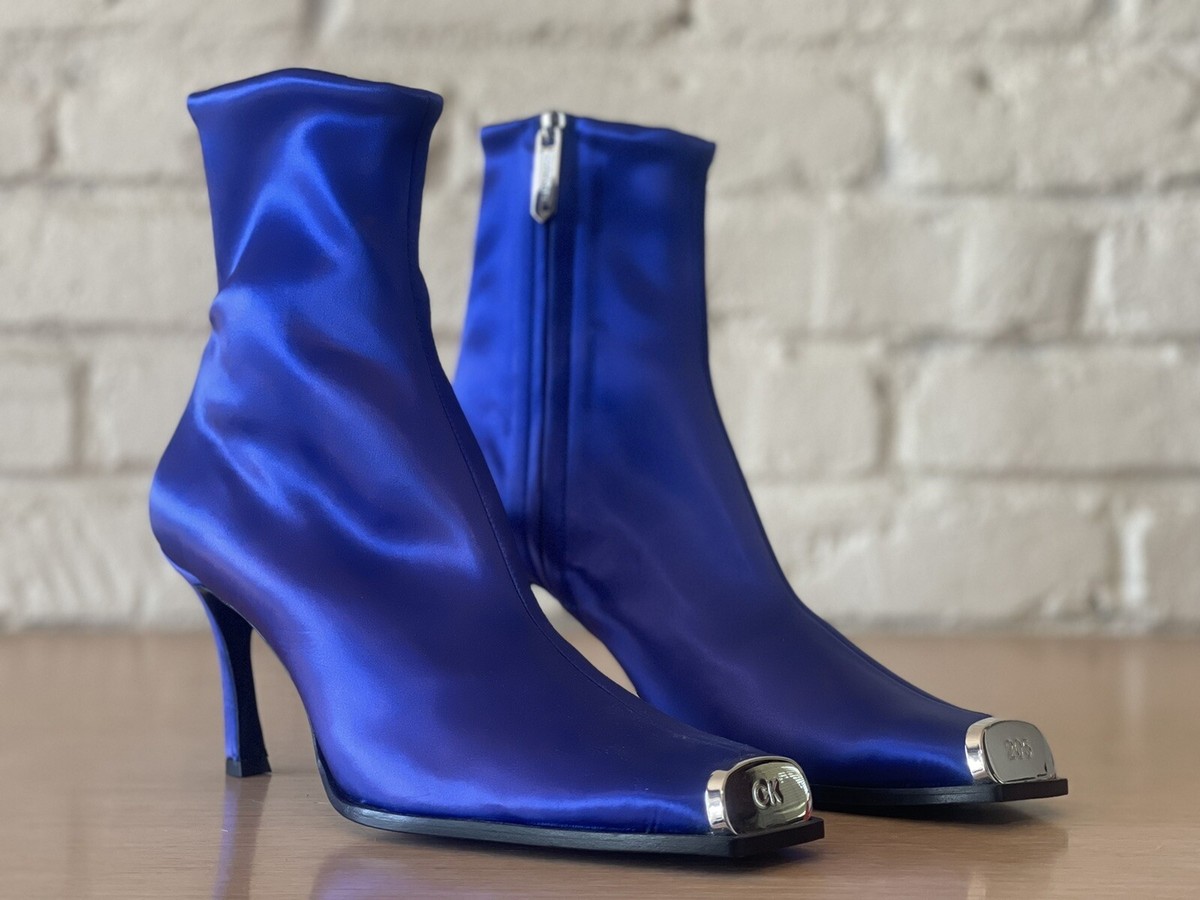   205W39NYC ポインテッドトゥー NWB Calvin Klein 205W39NYC RAF Simons Western Cowboy Ankle Boots