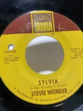 Stevie Wonder - A Place In The Sun / Sylvia 45 rpm 1966 funk soul