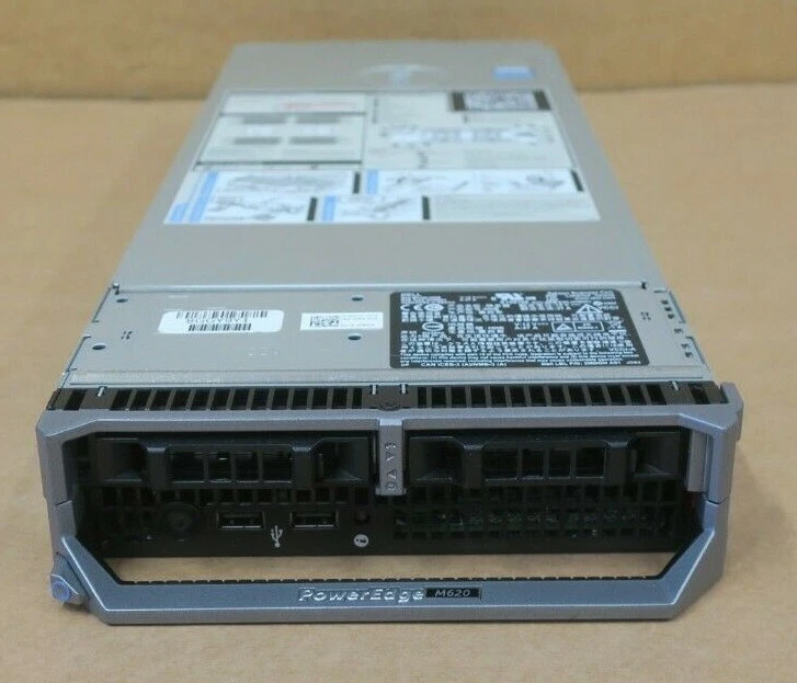 Dell PowerEdge M620 Blade Server 2x 10-Core E5-2680v2 2.8GHz 64GB Ram 2x SAS Bay - Image 2 of 4