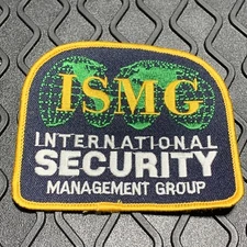 ISMG International Security Management Group Patch 4” x 3” 4P