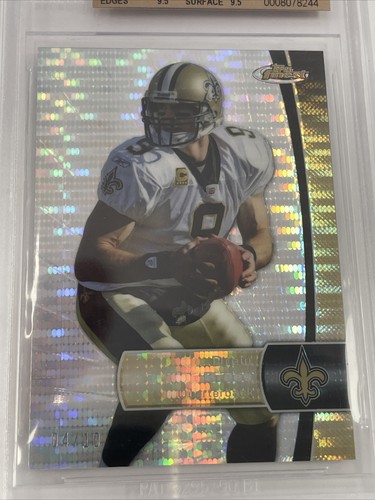 2012 Drew Brees Topps Finest Pulsar Refractor 04/10 Beckett BGS 9.5 🔥Saints - Picture 2 of 8