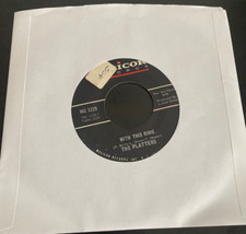 THE PLATTERS -WITH THIS RING/IF I HAD LOVE 1967 Mercury MU 1229-45 RPM - Excel