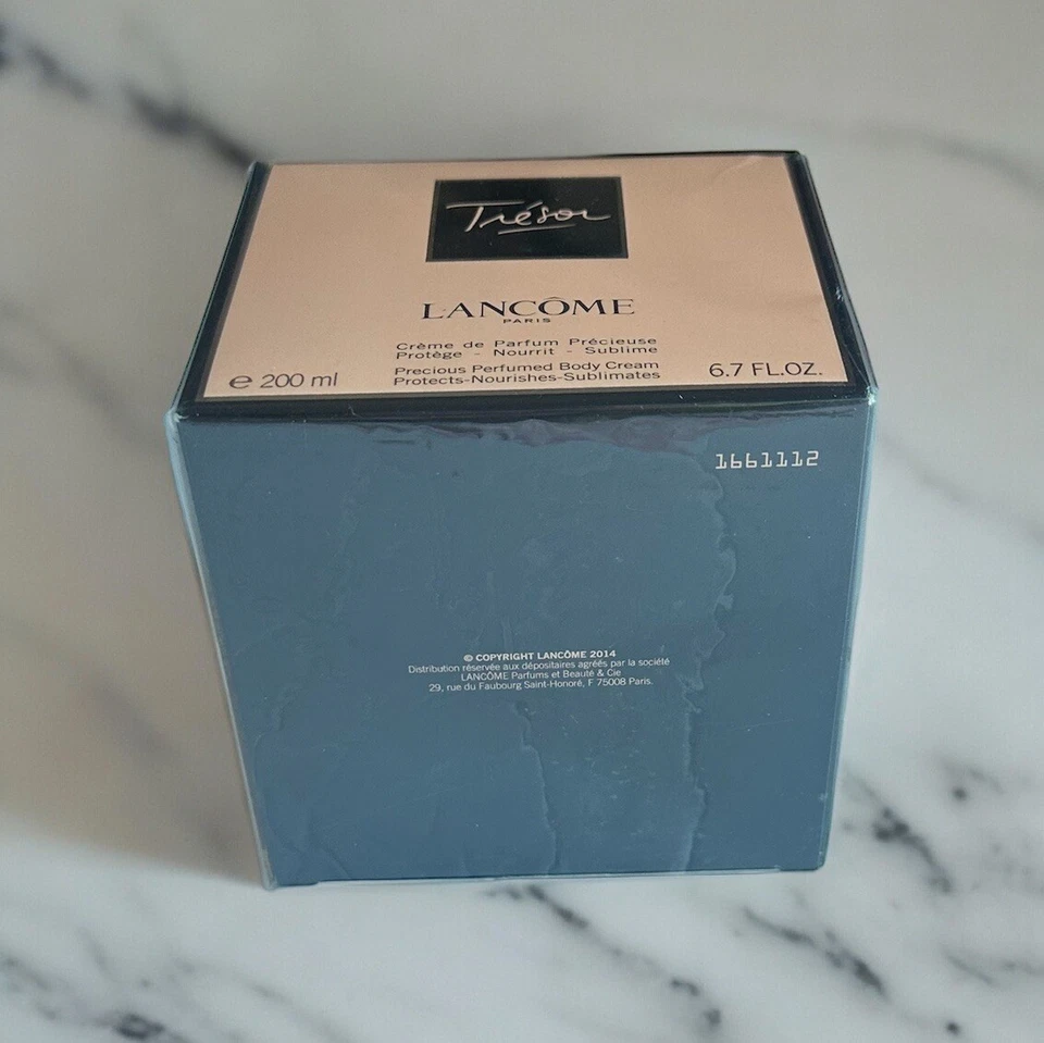 Lancome TRESOR VINTAGE ~ Women Perfumed Body Creme Cream 6.7 oz 200 ml Sealed - Изображение 3 из 4