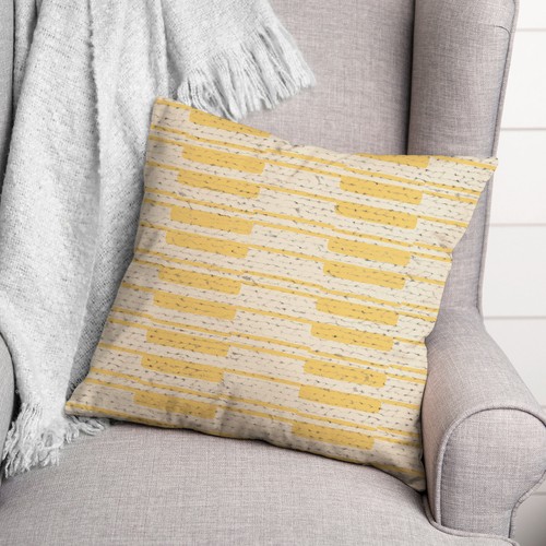 Creative Products Broken Lines 16 x 16 Spun Poly Pillow - Picture 3 of 3