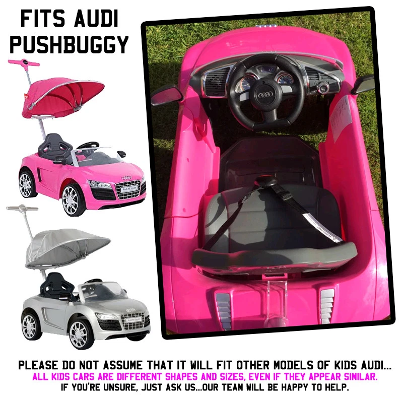 Replacement stickers TO FIT kids Audi R8 push toy car with parent