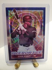 Luis Robert 2021 Panini Chronicles Overdrive Blue Velocity Prizm