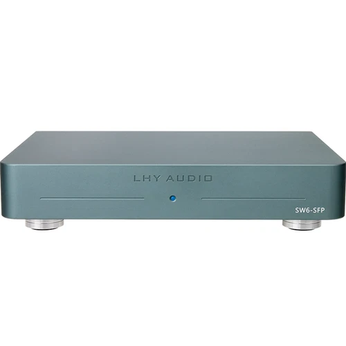 LHY Audio SW6-SFP 6 port high definition audio Ethernet switch with 240v - Picture 2 of 5