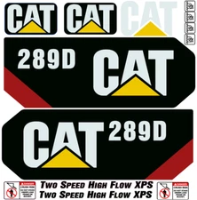 Fits Caterpillar 289D Decal Kit Skid Steer 3M VINYL / FREE SHIPPING