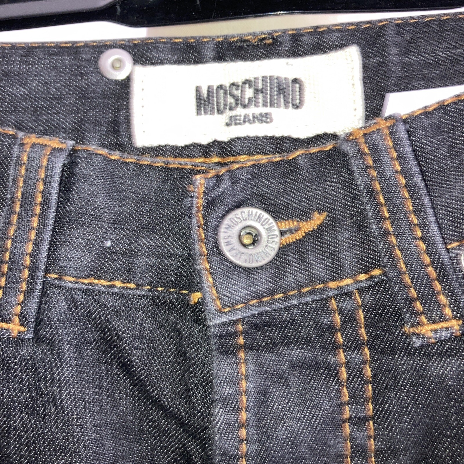 MOSCHINO VINTAGE DARK BLUE VINTAGE JEANS - SIZE 30 5