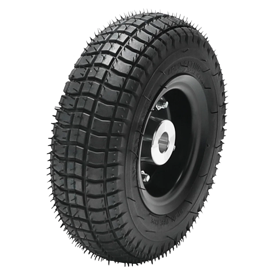 Roda dianteira 9x3.50-4 aro de pneu roda de 9 polegadas para carrinho de scooter cortador de cadeira elétrica - Imagem 4 de 4