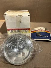 VINTAGE New KC HILITES 6” Round Replacement Lense & Refector & H3/100 watt bulb