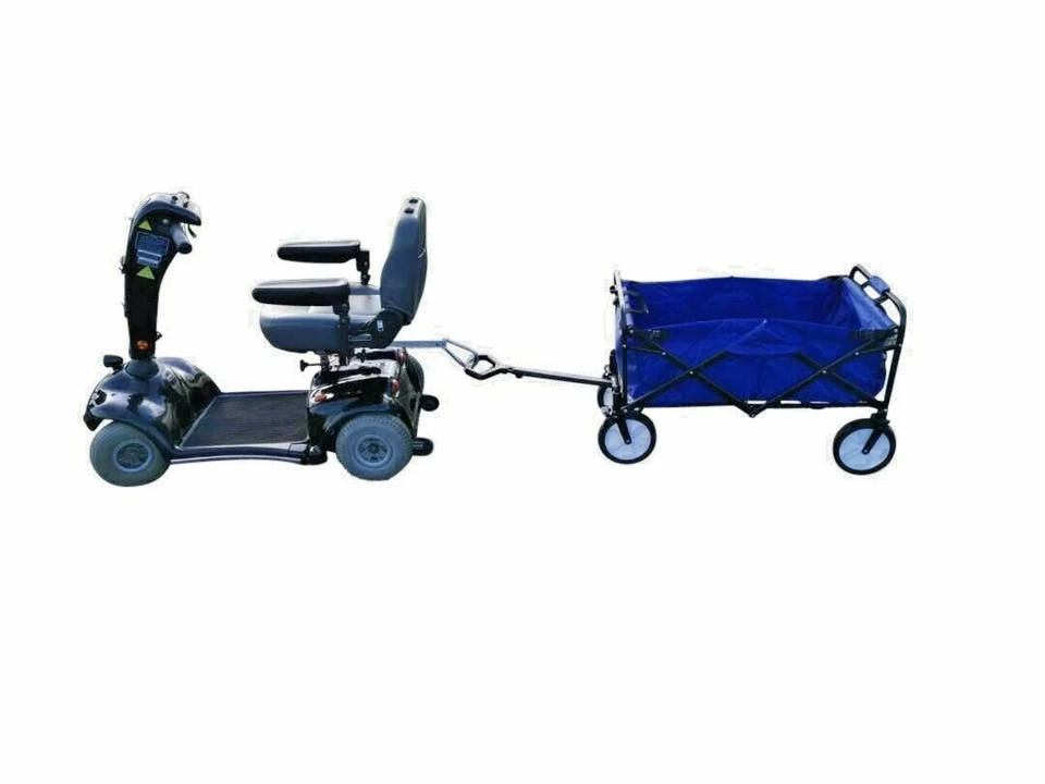 Mobility Scooter Tow Bar Hitch Shopping Trolley Cart Lightweight Pride Kymco