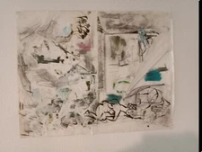 Mixed Techniques Expressionist Metaphysics Of Spirits 1995 62cm/49cm