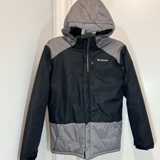 Columbia Boys  Lightning Lift Jacket Black/City Grey Youth Size XL 18/20 