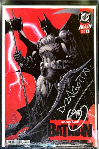 Absolute Batman #1 signed by Scott and Nick. Comic-Con