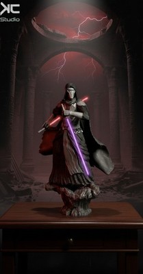 Raven (maskierter Sith-Krieger)   3D Resin Druck Figur Modell | Unbemalt & mehrt