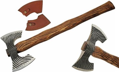 Handmade Viking Double Bit Axe 26 Inch For Camping Outdoor & Hunting