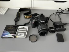 Nikon D40 DSLR Camera + AF-S DX 18-55mm Lens Tested Working Battery Charger 