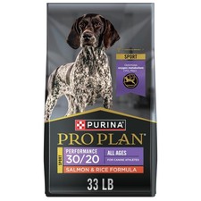 High Protein Salmon  Rice Dog Food, 33 lb. Bag - Supports Muscle  Joint Health