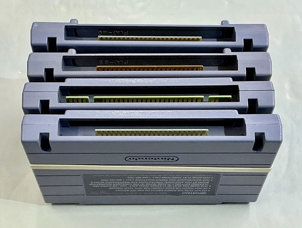 Lot OF 4 SNES Games - StarFox / F-Zero / Spider-Man X-Men  / Tested - Authentic - Image 4 of 4